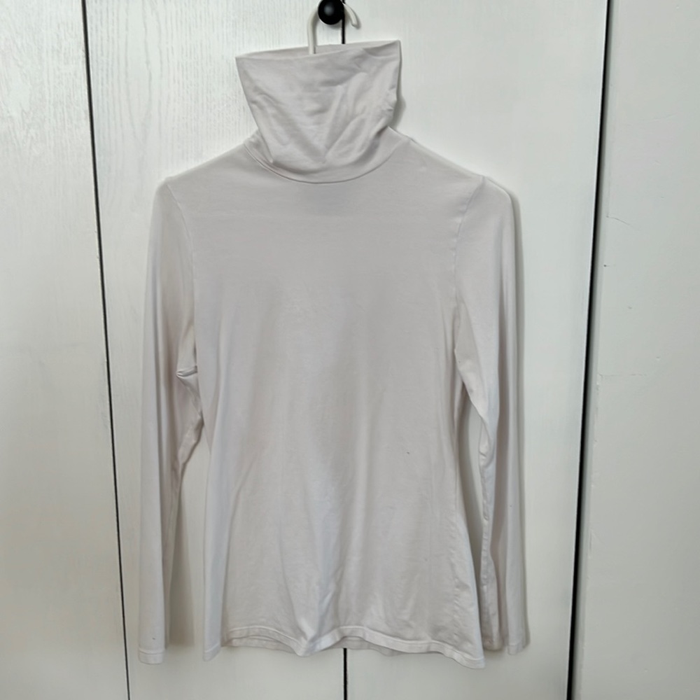 White Turtleneck Shirt